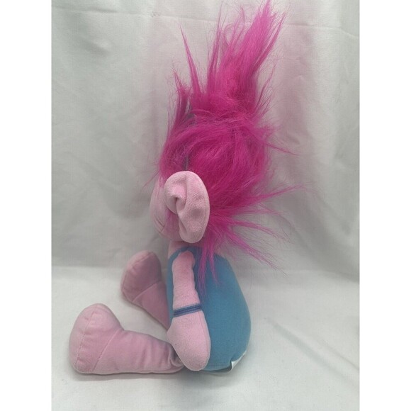 Dream Works  Trolls Poppy Doll Plush Stuffed Animal Toy 15" NO DRESS - Picture 3 of 10